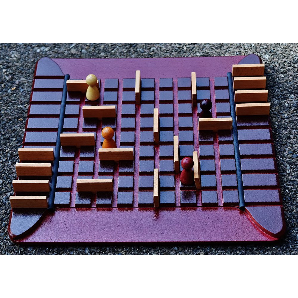 Canvas Print Board Games Quoridor Play Wood Gesellschaftsspiel Stretched Canvas 10 x 14