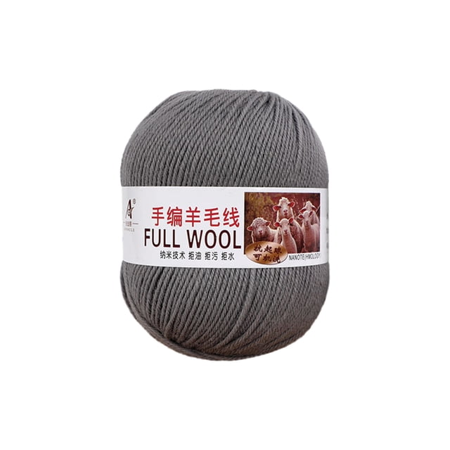 Hilo de Lana para Tejer Hilo de Lana Ultra Suave Sedoso, Suéter de Punto Hecho a Mano de Medio Grueso, Pantalones, Hilo de Ropa Exterior, Hilado de Bufanda de Bricolaje Hilo Suave para el Ganchillo