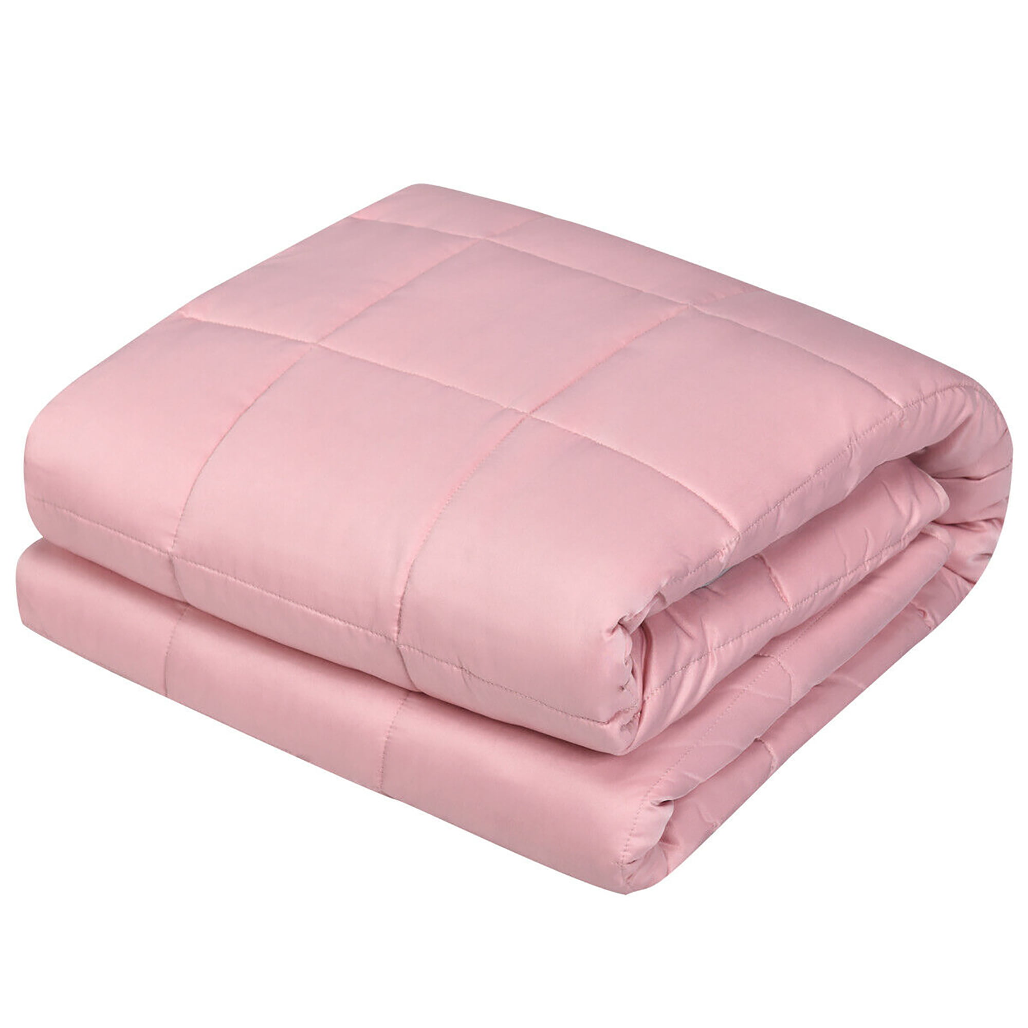 Costway 15lbs Premium Cooling Heavy Weighted Blanket Soft Fabric