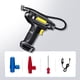 thumbnail image 1 of Inflador de neumáticos portátil con batería recargable | Bomba compresora de aire digital para neumáticos de coche, bicicleta y balones | Apagado automático, luz LED, inflado rápido de 120 W, 1 of 9