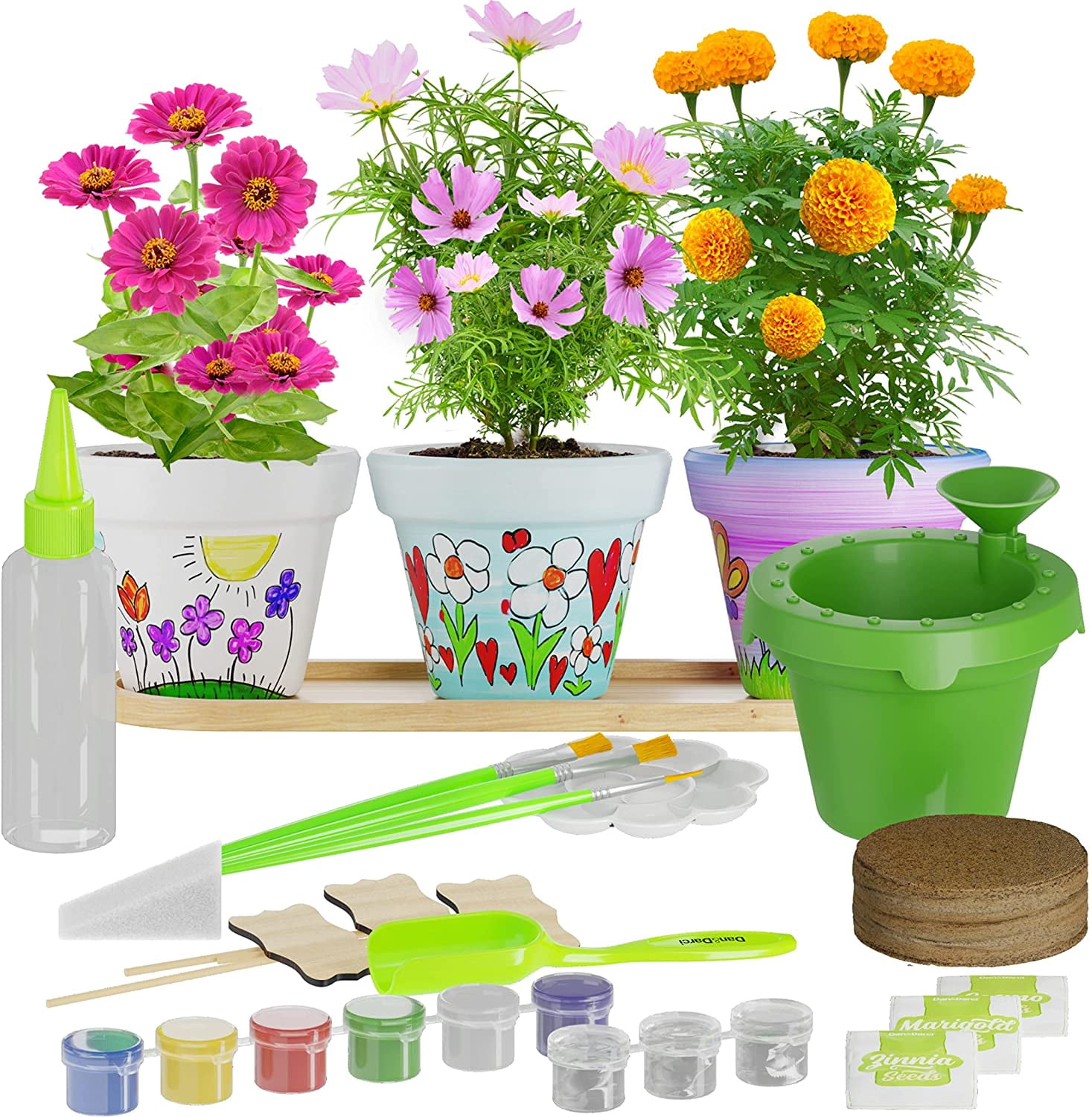 Cast, Paint & Plant Kit for Kids & Teens - Birthday Gift Ideas for Girls & Boys Age 8-14 Year Old Tween Girl Christmas - STEM Teenage Crafts Gifts Kits, Fun DIY Art Teen Projects - Casting & Gardening