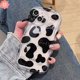 thumbnail image 1 of Funda De Expresión Divertida De Dibujos Animados Para Redmi Note 8 9 12 11 10s 11s 10 Pro Max 10Pro 10C A1 9T 10 A2 9C NFC 10A 9 9A POCO M3 Patrón De Vaca Leopardo 3D Borde Curvo Ondulado Suave Cubier, 1 of 4