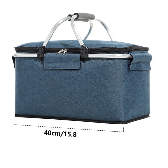 Storage Rack Clearance! Insulated Picnic Basket Ice Pack Ice Basket Outdoor Insulated Portable Storage Basket