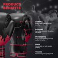 thumbnail image 2 of FIERCEFIST Boxing Gloves Men Women - Professional Training Sparring, Kickboxing, Muay Thai, MMA, Taekwondo, fitness for Punching Focus Mitts Pad Workout, Kids, Ventilated Palm, 8oz Red, 2 of 7