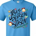 thumbnail image 4 of Inktastic Jesus is the Reason for the Season Christmas Bells and Stars T-Shirt, 4 of 5