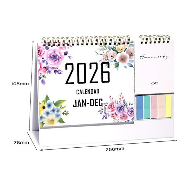 Calendar for Desk Multifunctional Desk Calendar Daily Planner and Decorative Ornament for Organized Living Daily Desk Calendar
