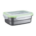 thumbnail image 2 of HBBKVI Bento Box 304 Stainless Steel Refrigerator Sealed Box with Lid Organizer Rectangular Bento Box Lunch Box 20.3oz Leak-Proof Bento Box, 2 of 9