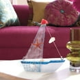 thumbnail image 1 of CEHVOM Mediterranean Wooden Crafts Sailing Model Ornaments Creative Props Decorations, 1 of 1