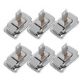 thumbnail image 4 of Miangastore Rectangular Suitcase Lock Hasp Elegant Design 6Pcs 1.8Inx1.2Inx0.5In, 4 of 8