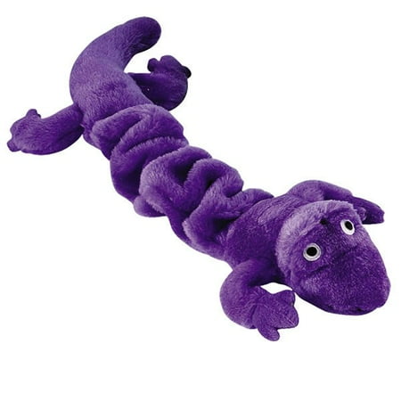 zanies bungies gecko dog toys, purple, 1624