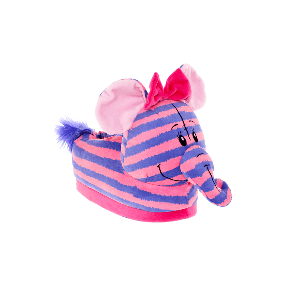 Happy Feet HappyFeet Disney Slippers Pink Heffalump M/L Walmart