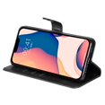 thumbnail image 3 of Estuche de Cuero PU con Cierre para iPhone 12 PRO , Funda Protectora con Billetera y Correa, 3 of 6