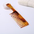 thumbnail image 3 of Peine de cabeza de aceite vintage para hombres Peine de cabeza de espalda rizada para desenredar dientes anchos (04) Likrtyny  cuidado belleza, 3 of 7