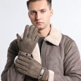 thumbnail image 5 of Gants de Course à Écran Tactile Gants d'Hiver Doublure pour Course Cyclisme Travail Randonnée Conduite, 5 of 5