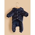 thumbnail image 4 of 1pc Pet Clothing Winter Thickened Plush Pink Four-legged Clothes With Rhinestone For Cats And Dogs, 4 of 4