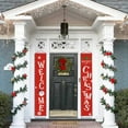 thumbnail image 7 of Christmas Decorations Outdoor Indoor, Believe and Merry Christmas Banner, Christmas Porch Sign for Home Indoor Exterior Front Door Yard Living Room Wall Apartment Party, 7 of 7
