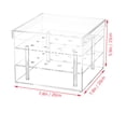 thumbnail image 2 of IFANLANDOR 1Pcs Clear Acrylic Flower Box for Mother's Day and Birthday 20x20cm Square Design, 2 of 8