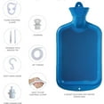 thumbnail image 3 of 2L Rubber Hot Water Bottle, Hot Water Bag For Hot Compress Combination Douche & Reusable Enema Kit Cleansing ﻿, 3 of 11