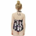 thumbnail image 2 of Kuromi And My Melody Girls One Piece Swimsuits Hawaiian Summer Swimwear Beach Bathing Suit Outfits, 2 of 7