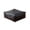 Black, variant on Small Foot Stool, Lazy Sofa with Footstool, Stable Small Footstool for Living Room, Grey 17.7x17.7x5.9in