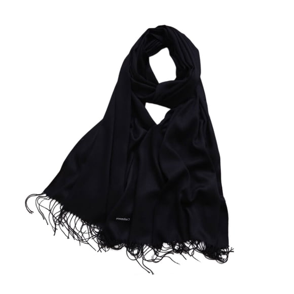 Minnieouse Bufanda de mujer con borla Color puro grueso moda invierno bufandas hechas a mano señoras Cachemira chal envolturas viaje nuevo Type7 NO7