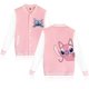 thumbnail image 1 of Chaqueta de béisbol de Lilo Stitch para hombres y mujeres, Sudadera con capucha de los años 90, Y2k, niños, niñas, chaquetas Harajuku, ropa de calle, abrigos universitarios, 1 of 4
