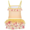 thumbnail image 2 of Disney Princess Belle UPF 50+ Tankini Top and Swim Skirt Swimsuit Set Toddler to Big Kid, 2 of 5