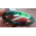 thumbnail image 2 of Certified Icy Green Burma Natural A JADE Jadeite Circle Bangle Bracelet 56 mm 657826 TN, 2 of 14