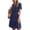 BU3, variant on Dresses for Women Summer Dresses for Women V-Neck Puff Sleeve Smocked Waist Flowy Casual Mini Dress BU2 S
