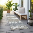 thumbnail image 6 of Addison Rugs Chantille Indoor/Outdoor Transitional Stripes Taupe Washable Runner Rug, 2'3" x 7'6", 6 of 6