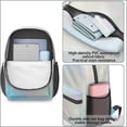 thumbnail image 4 of 17 Inch Lightweight Backpack,PVC Waterproof Oxford Fabric, Ergonomically Designed, with Large Capacity, Frozen Aesthetic Pattern, 4 of 5