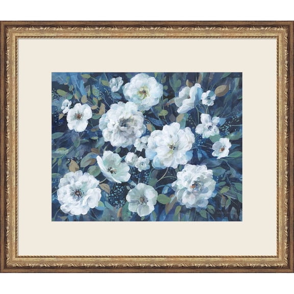 Great Art Now Rugosa Roses by Danhui Nai, Framed Wall Art, 23W x 19.75H
