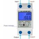 thumbnail image 3 of Medidor digital eléctrico, medidor de energía para el hogar monofásico tipo carril DIN Kwh medidor de energía LCD digital kilovatios hora retroiluminación, 3 of 5
