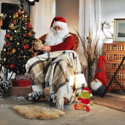 Grinch Animated Plush with Roast Beast and Knife and Fork by Ruz