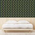thumbnail image 3 of Ambesonne Jungle Boho Peel & Stick Wallpaper for Home, Monstera Leaves Flowers, 13"x72", Sea Blue Mustard, 3 of 5