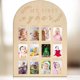 thumbnail image 1 of Baby Picture Frame, My First Year Photo Display Wood Board Personalized 12 Months Newborn, 1 of 3