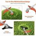 thumbnail image 5 of Seipouy 2 in 1 Weed Wacker Gas, 52cc 2-Stroke Gas Weed Eater, String Trimmer/Edger with with Extension Pole, 8500RPM Strong Power & 2025 Upgraded Weed Eater Gas Powered for Yard and Garden, 5 of 8