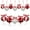 Red-White, variant on Christmas Candy Ornament Set – 12pcs Christmas Candy Cane Water Drop Print Shatterproof Candy Balls Hanging Ornaments for Indoor or Outdoor Christmas Tree