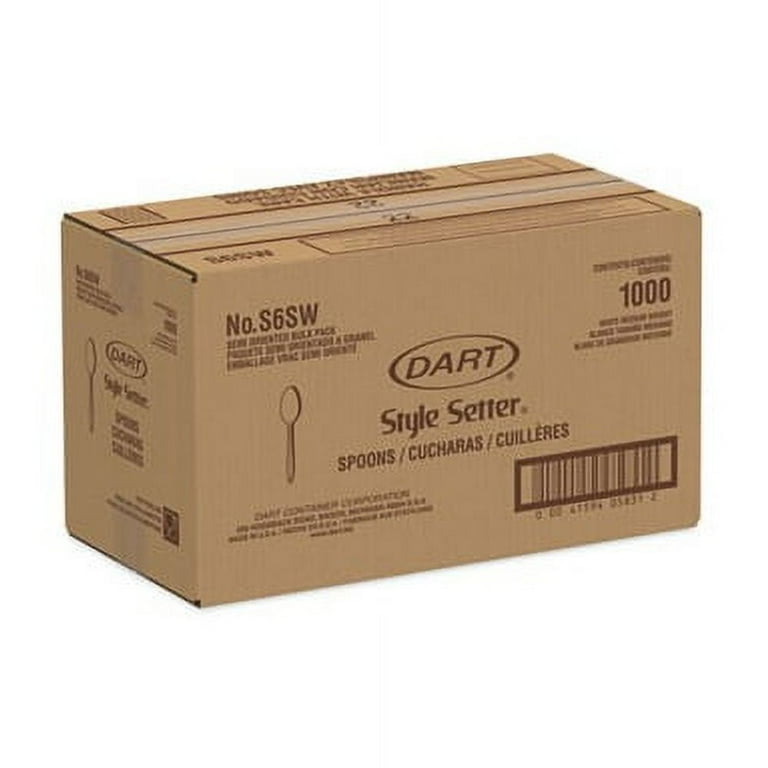 Regal Mediumweight Cutlery, Full-Size, Teaspoon, White, 1000/Carton Regal Mediumweight Cutlery, Full-Size, Teaspoon, White, 1000/Carton