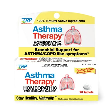 Bronchial Asthma Relief - TRP Asthma Therapy Fast Dissolving Tablets, 70 Ct