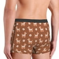 thumbnail image 4 of Kdxio Men's Boxer Briefs with Cute Poodle Dog Print - Comfortable and Breathable Underwear for Everyday Wear, 4 of 7