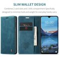 thumbnail image 2 of CaseMe Leather for Samsung Galaxy A27 5G Case, Flip Wallet Leather Case with Card Holder Magnetic Closure Phone Cases,Blue,For Galaxy A27 5G, 2 of 10