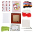 thumbnail image 4 of Marco de fotos de fieltro con aguja, kit de fieltro con aguja, muñeco de peluche con foto, materiales para hacer tú mismo, decoración del hogar, funcionalidad versátil, 4 of 12