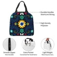 thumbnail image 3 of Naloa Colorful Mexican Flower Print Lunch Box for Women Men,Insulated Lunch Bag,Lunchbox,Thermal Leakproof Cooler,Reusable Lunch Tote Bag for Work School Travel Picnic, 3 of 7