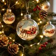thumbnail image 6 of 1pc Clear Plastic Christmas Story Ball Ornament, Old Fashioned Scene Pendant for Tree Hanging Decor, Holiday Decor 3in, 6 of 7
