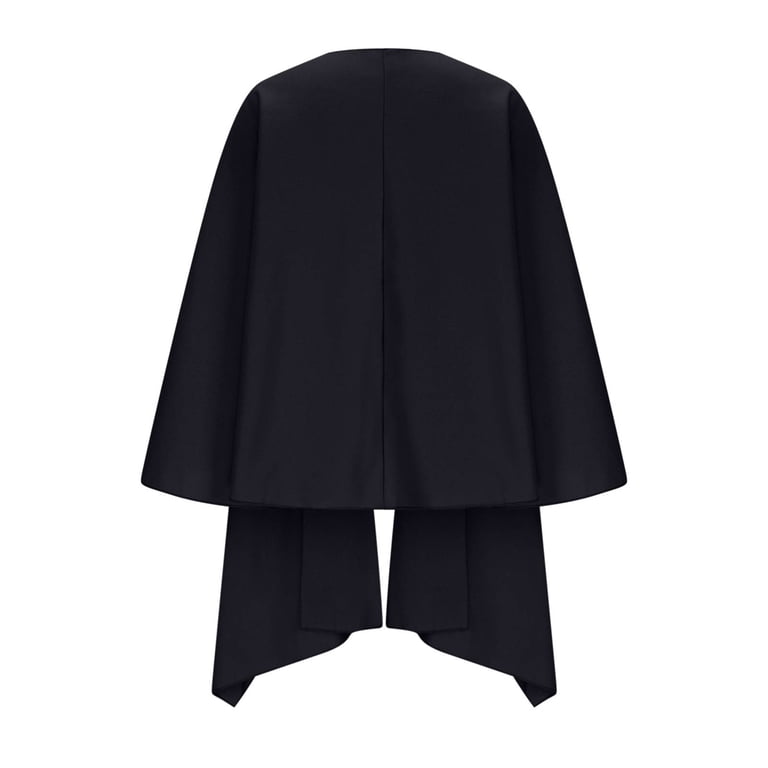 ジャケット・アウター YONFA knit cape cardigan YUNAFFT Lightweight V-Neck Cape Cardigan Long Sleeve Open Front