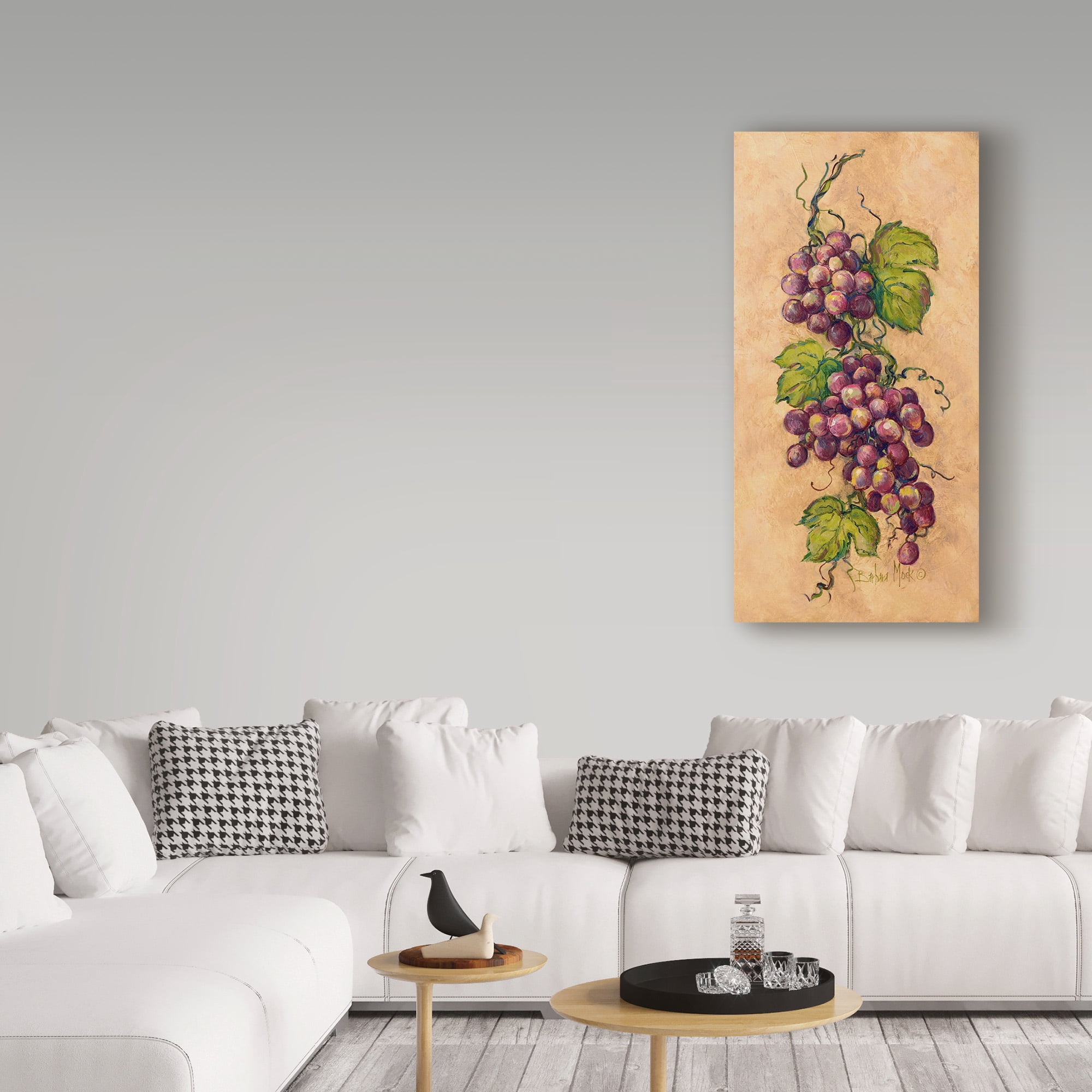 Trademark Fine Art 'Vintage Grapevine' Canvas Art by Barbara Mock