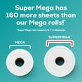 thumbnail image 4 of Angel Soft 2-Ply Toilet Paper, 24 Mega XL Rolls, 480 Sheets Per Roll, 4 of 9