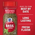thumbnail image 5 of McCormick Kosher Basil Leaves, 1.25 oz Bottle, 5 of 20