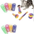 thumbnail image 4 of Set de juguetes PIVHWIR Juguetes para gatos resorte en espiral x28 y tubo x2, 4 of 7